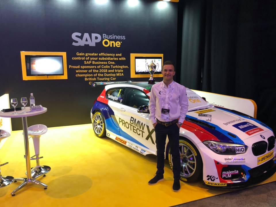 FUEL Brand Ambassador and SAP Business One Sporting Ambassador, Colin Turkington, takes centre stage with leading figures from the World of SAP.