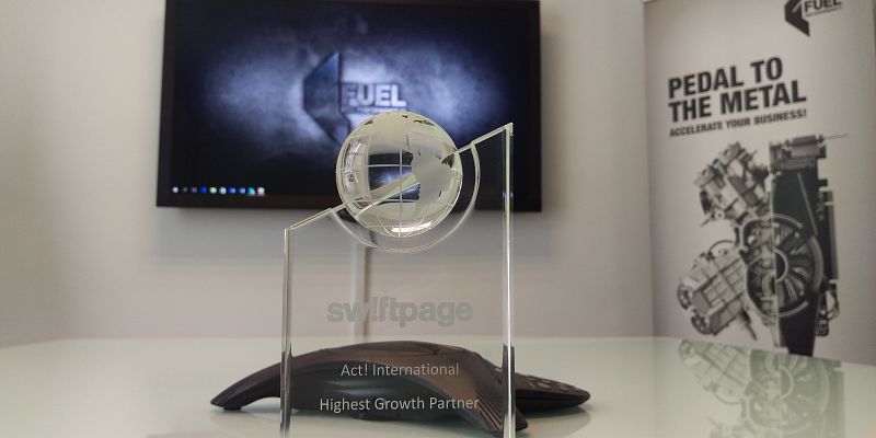 FUEL are awarded ACT! Highest Growth Partner by Swiftpage for the UK