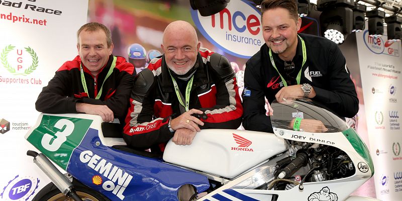 David O’Brien of Ryanair enjoys being Paul Trouton’s guest at the UGP