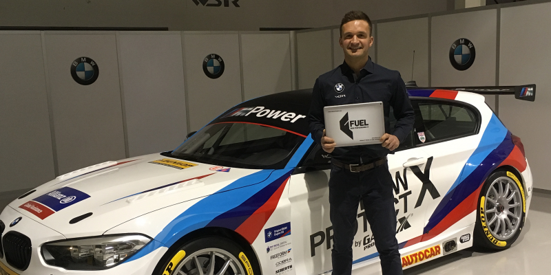 FUEL Brand Ambassador at the new TEAM BMW unveiling.