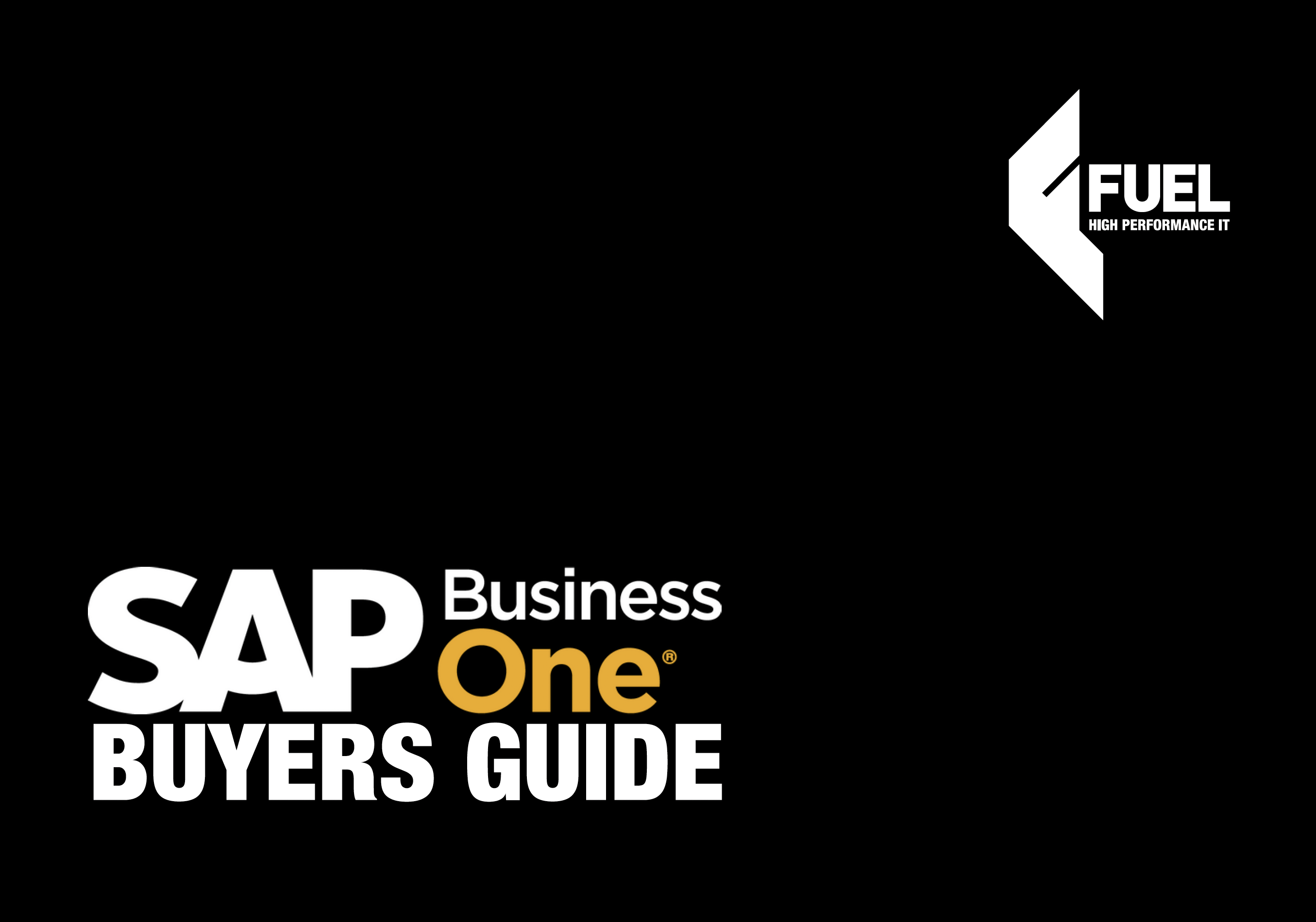 SAP Business One Buyers Guide